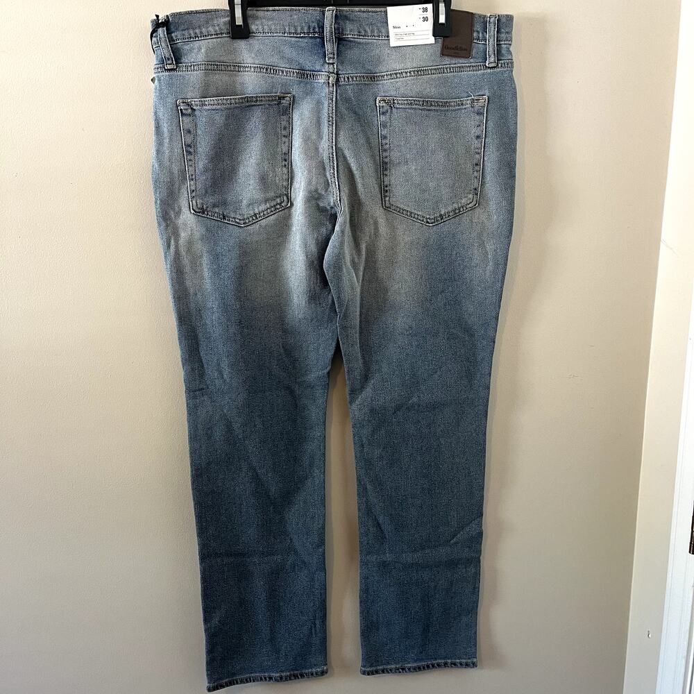 NWT Goodfellow & Co Slim Fit Dark Wash Jeans Men's 38x30 - Picture 4 of 7